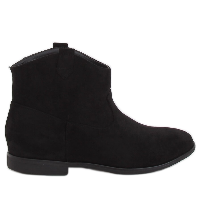 Mustat TX-1876 Mustat litteät cowboy-saappaat