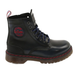 Lee Cooper Saappaat LCJPL-20-01-014 Navy musta tummansininen