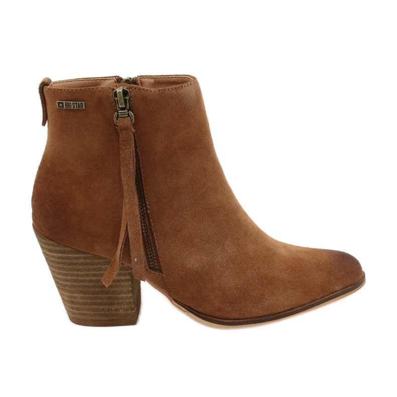 Big Star Suede saappaat GG274364 kameli ruskea