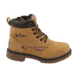 Lee Cooper KID CAMEL Trappers sidottu vetoketjulla keltainen