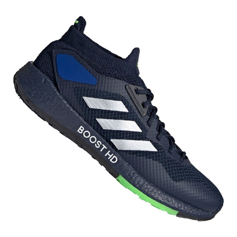 Juoksukengät adidas PulseBoost Hd M EG9967 laivastonsininen vihreä