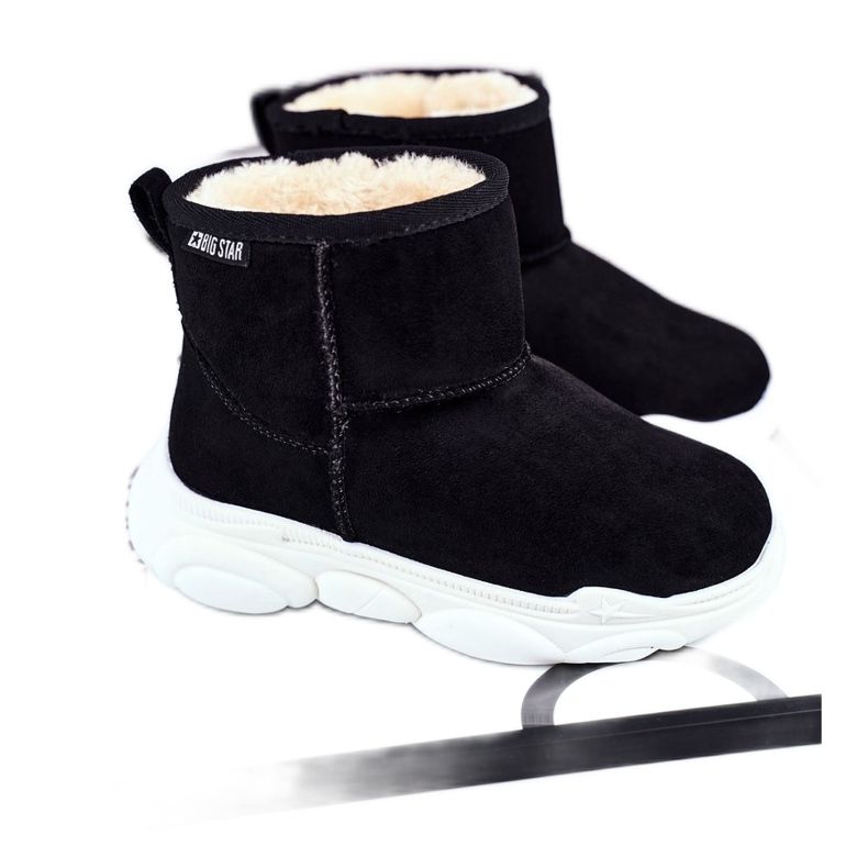 Lasten Big Star Lumisaappaat Tummanharmaa GG374085 musta monivärinen