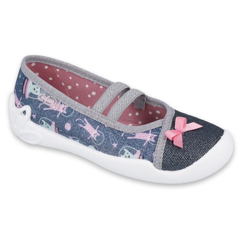 Befado lasten kengät 116X281 laivastonsininen hopea harmaa