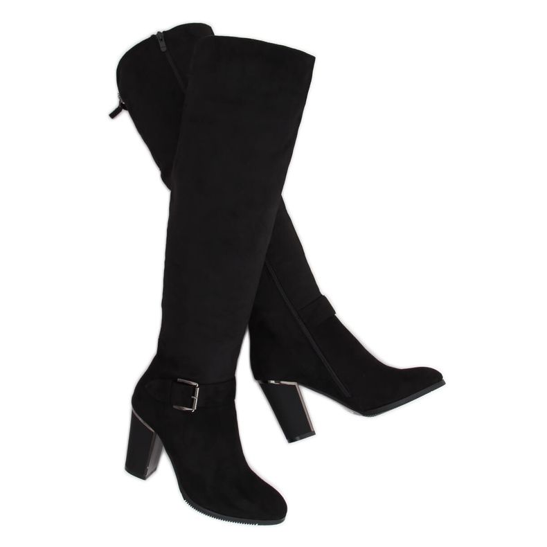 Mustat korkokengät 1105-GG Musta