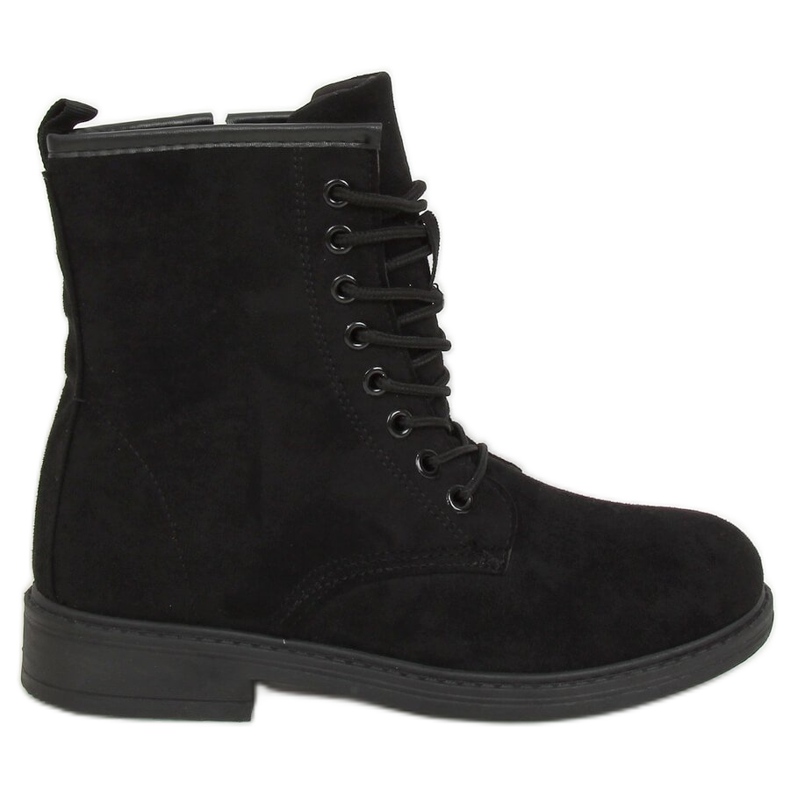 Mustat nauhakengät E2002 Musta