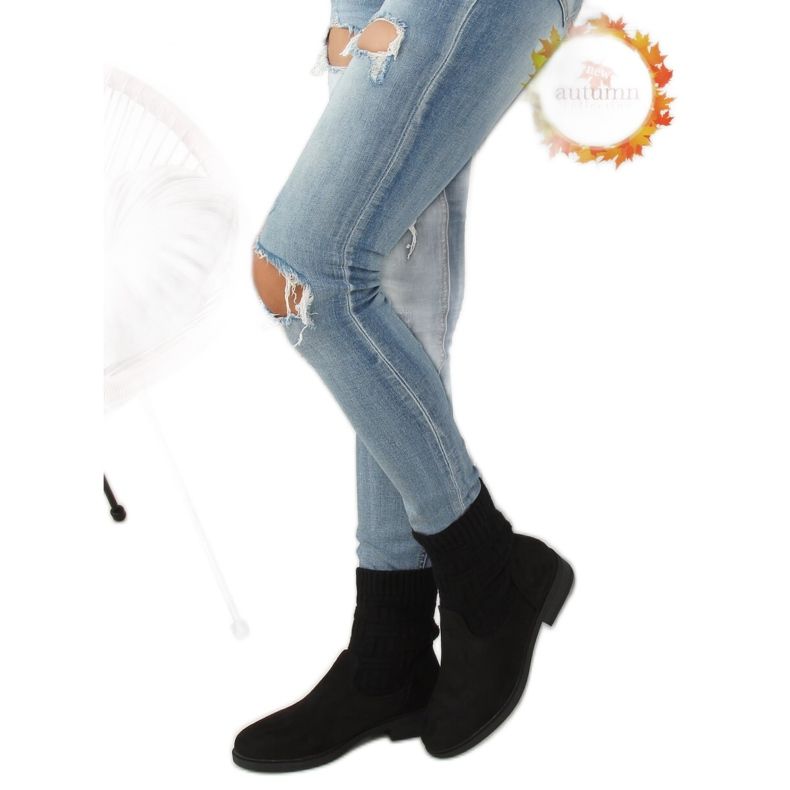 Saappaat, joiden päällinen musta E2100 musta