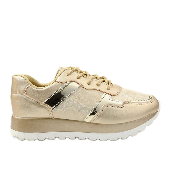 Kultaiset ekonahkaiset urheilukengät 2019-447 kultainen