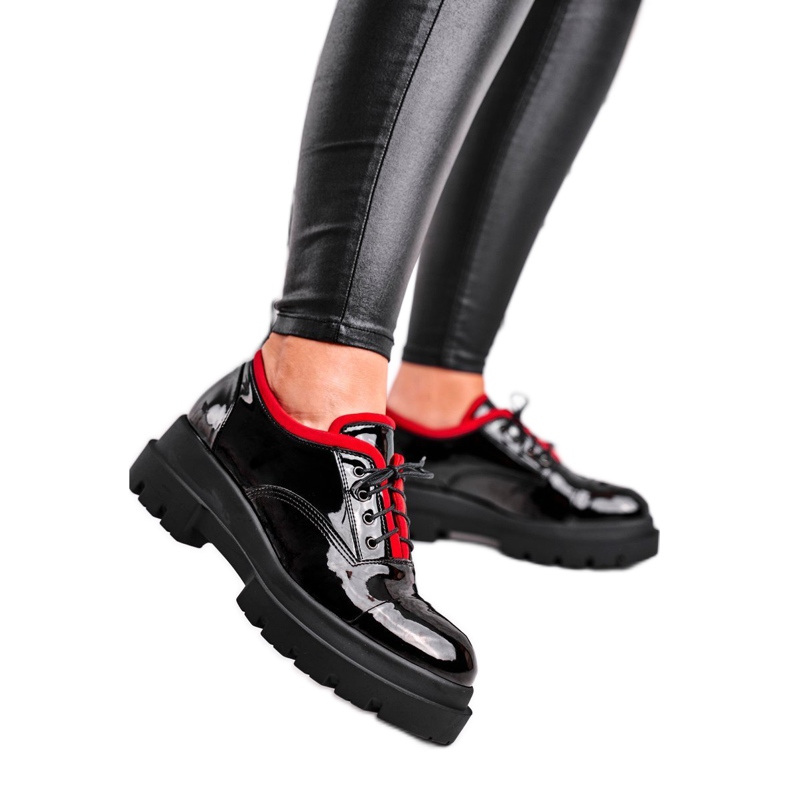 PV3 Naisten Visconi -nahkakengät, musta 7427936