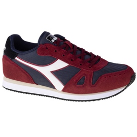 Kengät Diadora Simple Run M 101-173745-01-C8913 valkoinen punainen tummansininen