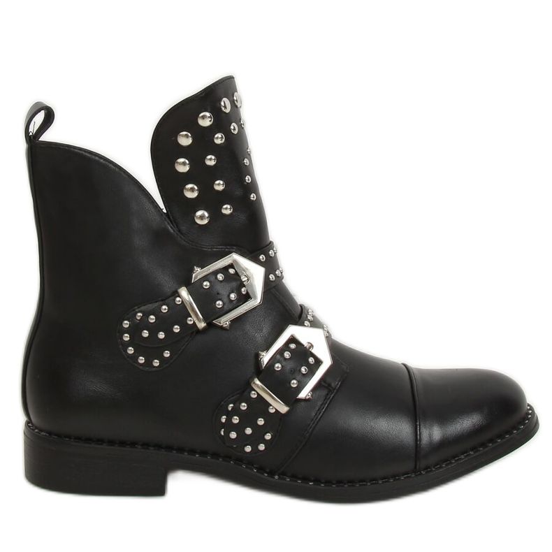 Mustat saappaat nastoilla musta A2300 Musta