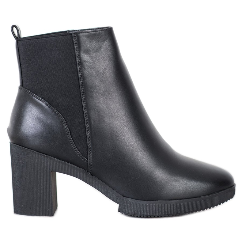 Kylie Eco-nahkaiset saappaat musta