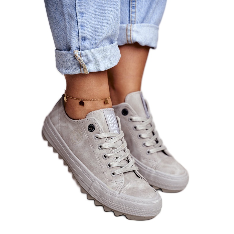 Naisten lenkkarit Big Star Grey GG274075 harmaa