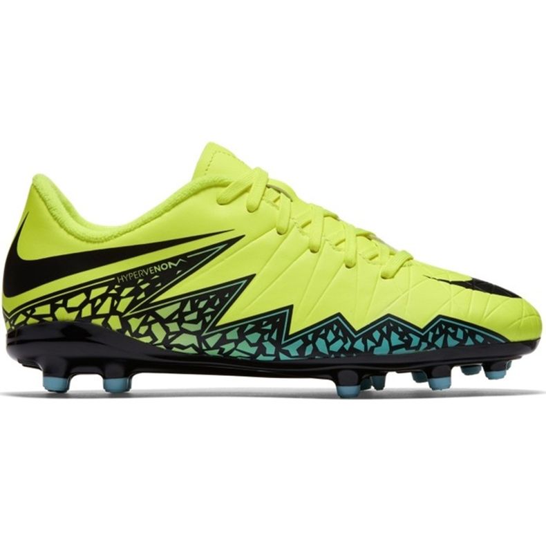 Nike Hypervenom Phelon Ii Fg Jr 744943703 jalkapallokengät keltainen