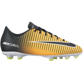 Nike Mercurial Victory Vi Fg Jr 831945 801 jalkapallokengät oranssi