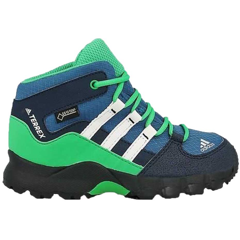 Adidas Terrex Mid Gtx I S76931 lasten kengät musta sininen monivärinen vihreä