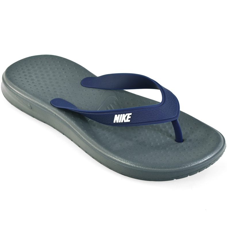 Nike Solay Thong 882690 001 Miesten Slide laivastonsininen harmaa