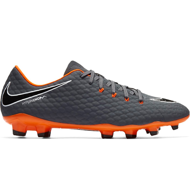 Nike Hypervenom Phantom 3 Academy Fg AH7271 081 jalkapallokengät harmaa harmaa