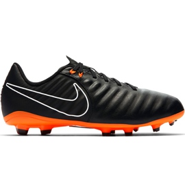 Nike Tiempo Legend 7 Academy Fg Jr AH7254 080 jalkapallokengät musta
