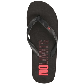 Miesten tossut 4F punainen H4L18 KLM001 musta