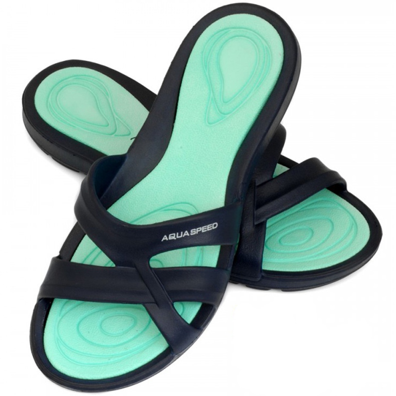 Aqua-speed Panama naisten uima-altaan tohvelit nro 10 laivastonsininen