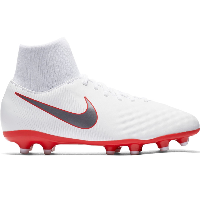 Nike Magista Obra 2 Academy Df Fg Jr AH7313 107 jalkapallokengät monivärinen valkoinen