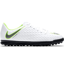 Nike Hypervenom Phantom X 3 Club Tf Jr AJ3790 107 jalkapallokengät valkoinen monivärinen