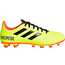 Adidas Predator 18.4 FxG DB2005 jalkapallokengät monivärinen keltainen