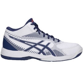 Asics Gel-Task Mt B703Y 100 miesten lentopallokengät valkoinen tummansininen valkoinen