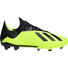 Adidas X 18.3 Fg DB2183 jalkapallokengät keltainen keltainen