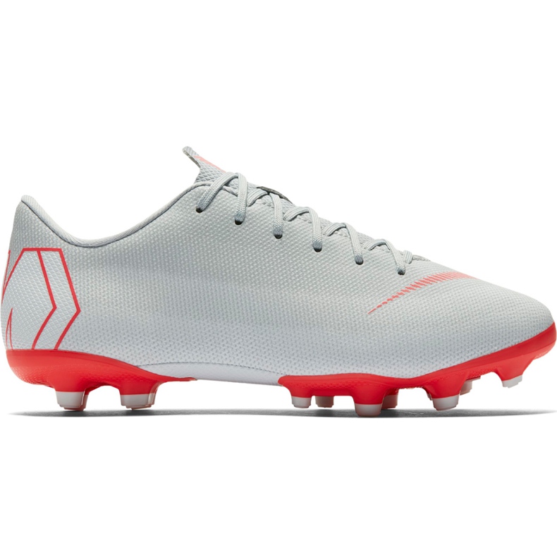 Nike Mercurial Vapor 12 Academy Mg Jr AH7347 060 jalkapallokengät monivärinen hopea