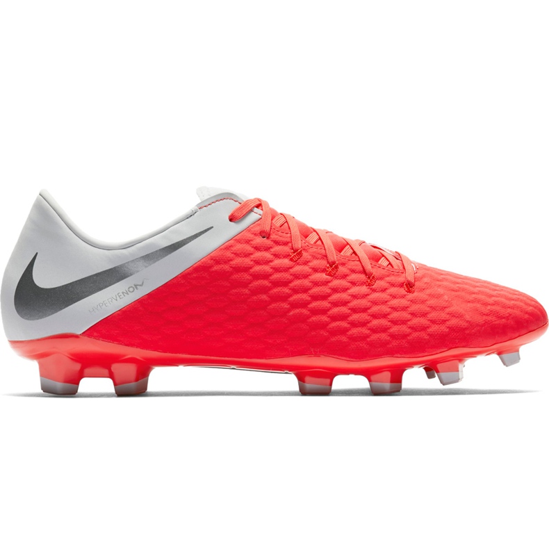 Nike Hypervenom 3 Academy Fg AJ4120 600 jalkapallokengät punainen