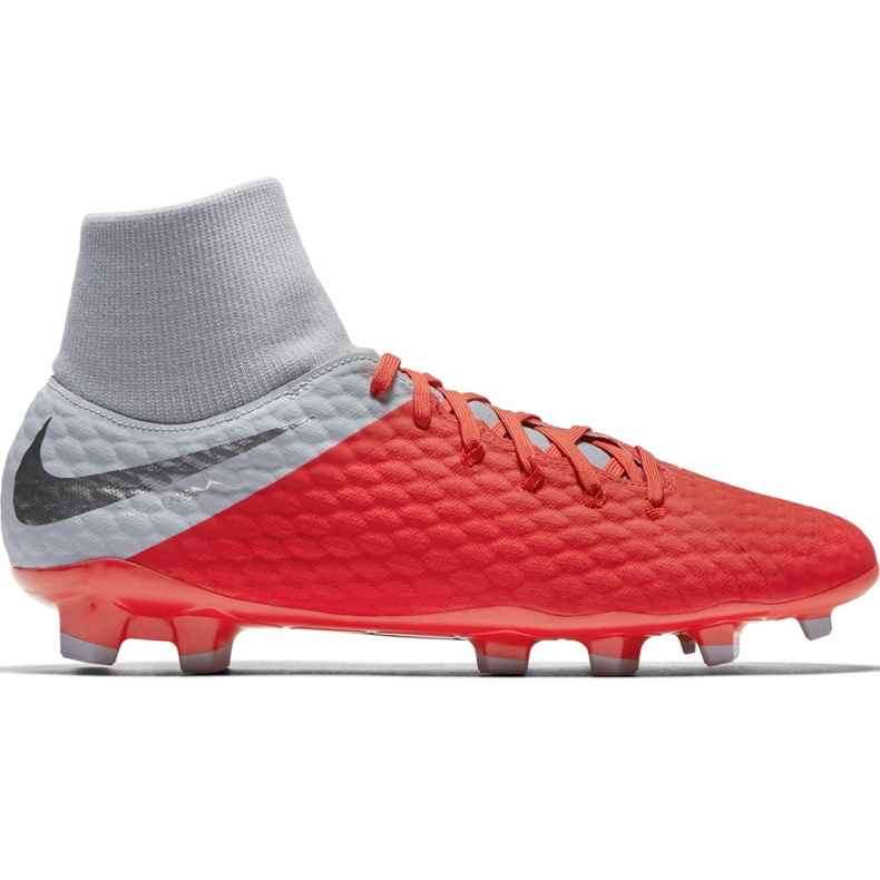 Nike Hypervenom 3 Academy Df Fg AQ9217 600 jalkapallokengät monivärinen hopea