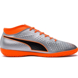 Puma One 4 Syn It 104750 01 jalkapallokengät monivärinen hopea