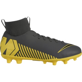 Nike Mercurial Superfly 6 Club Mg Jr AH7339 070 jalkapallokengät monivärinen harmaa