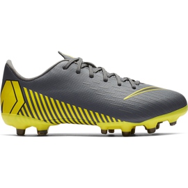 Nike Mercurial Vapor 12 Academy Mg Jr AH7347 070 jalkapallokengät monivärinen harmaa