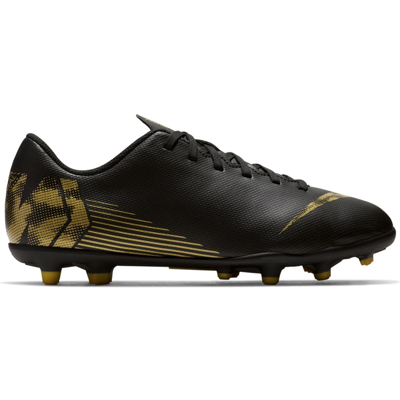Nike Mercurial Vapor 12 Club Mg Jr AH7350 077 jalkapallokengät monivärinen musta