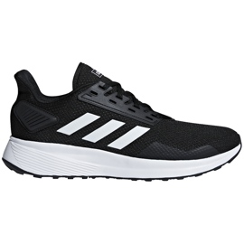 Adidas Duramo 9 miesten juoksukengät, musta BB7066
