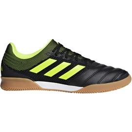Adidas Copa 19.3 In Sala jalkapallokengät musta keltainen BB8093