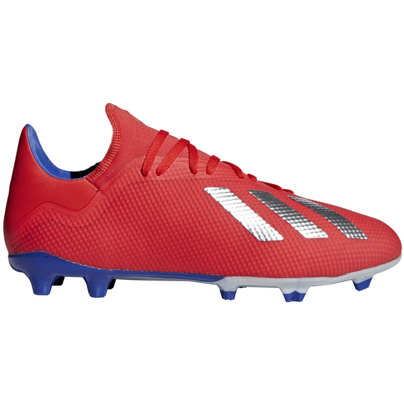Adidas X 18.3 Fg jalkapallokengät punainen BB9367 monivärinen