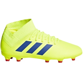 Adidas Nemeziz 18.3 Fg Jr Jalkapallokengät CM8505 keltainen keltainen