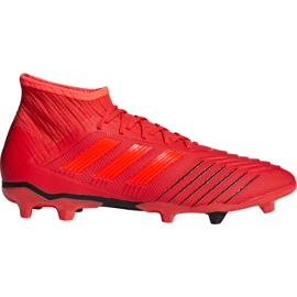 Adidas Predator 19.2 Fg D97940 jalkapallokengät monivärinen punainen