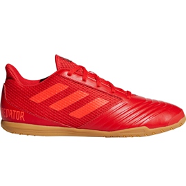 Jalkapallokengät adidas Predator 19.4 In Sala punainen D97976 monivärinen