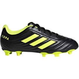 Adidas Copa 19.4 Fg Jr jalkapallokengät musta keltainen D98088 monivärinen
