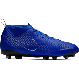 Nike Phantom Vsn Club Df Fg Mg Jr AO3288 400 jalkapallokengät sininen monivärinen