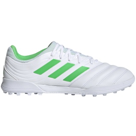 Adidas Copa 19.3 Tf D98064 jalkapallokengät valkoinen valkoinen