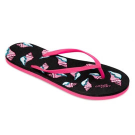 Aqua-Speed ​​Napoli -tossut ruskea vaaleanpunainen 07