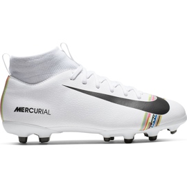 Nike Mercurial Superfly 6 Academy Mg Jr AJ3111 109 jalkapallokengät monivärinen valkoinen