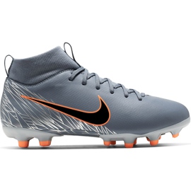 Nike Mercurial Superfly 6 Academy Mg Jr AH7337 408 jalkapallokengät harmaa monivärinen
