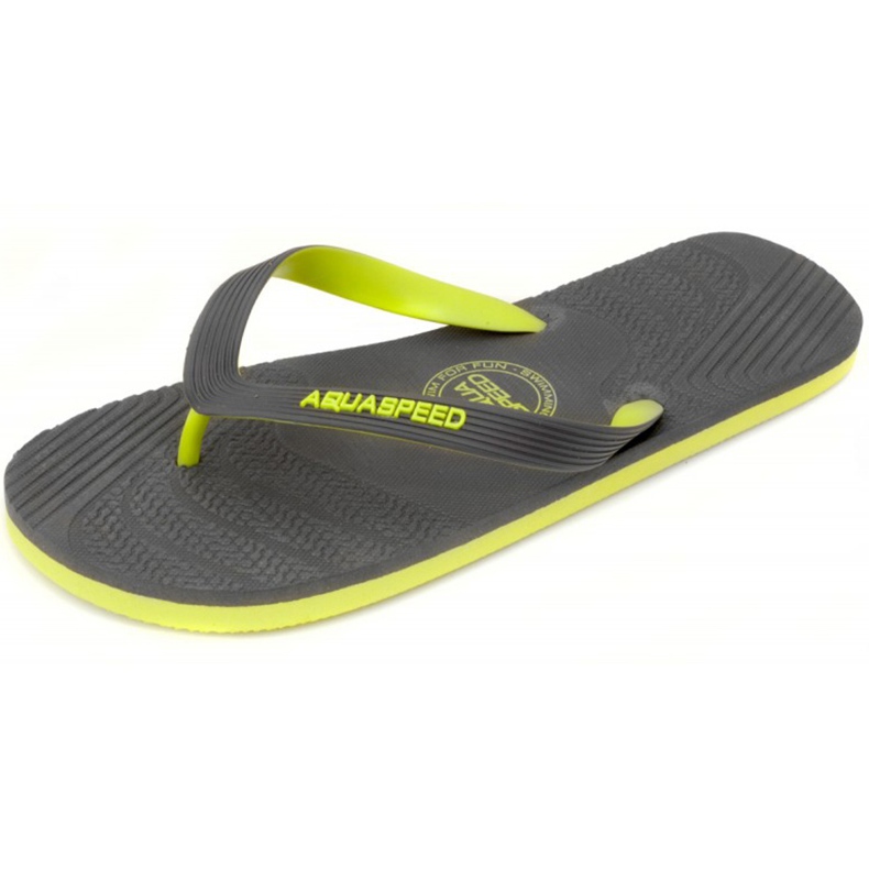 Miesten uima-altaan tohvelit Aqua-Speed ​​Palermo nro 38 harmaa