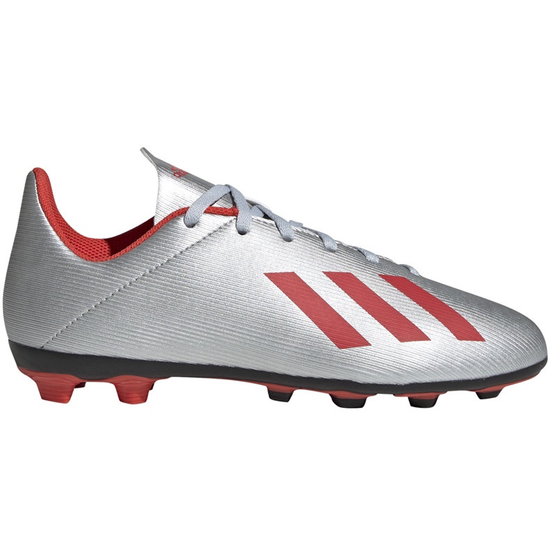Jalkapallokengät adidas X 19.4 FxG Jr hopea F35362 monivärinen